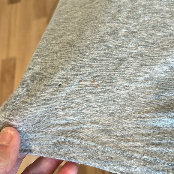 Lauren Conrad Oversized Gray Comfy Short Sleeve - Picture 9 of 9